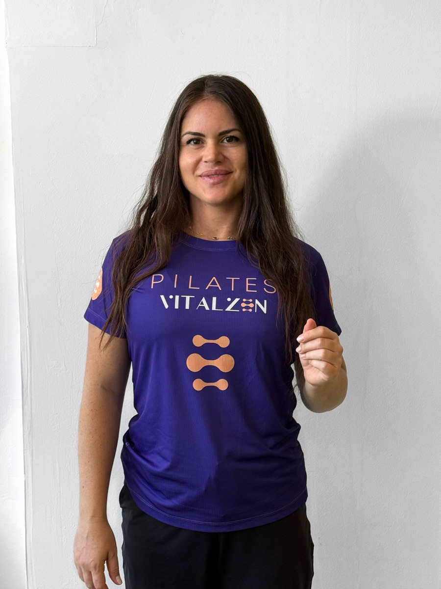 Débora Spadi, instructora de pilates prenatal y postnatal de VitalZen Pilates